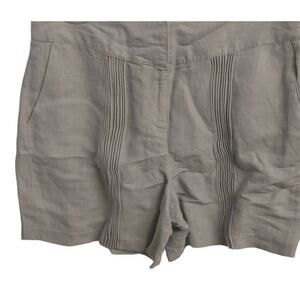 Sachin + Babi For Ankasa Rufina Shorts Linen Blend Gray Sz 8